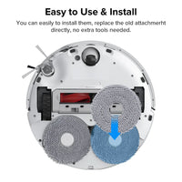 Giẻ lau xoay thay thế cho Roborock Qrevo Curv - ảnh 4