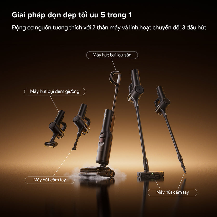 Giải pháp dọn dẹp tối ưu 5 trong 1 - Roborock F25 Pro Steam Gen 2 Combo