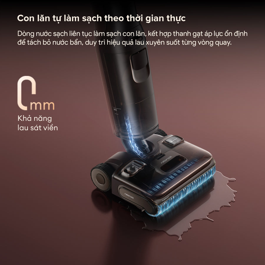 Con lăn tự làm sạch theo thời gian thực - Roborock F25 Pro Turbo