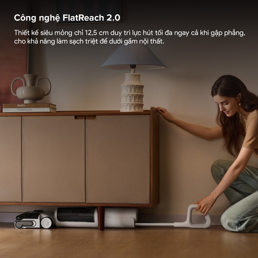 Công nghệ FlatReach 2.0 - Roborock F25 Pure