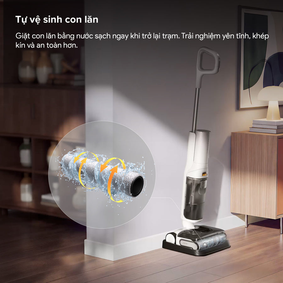 Tự vệ sinh con lăn - Roborock F25 Pure