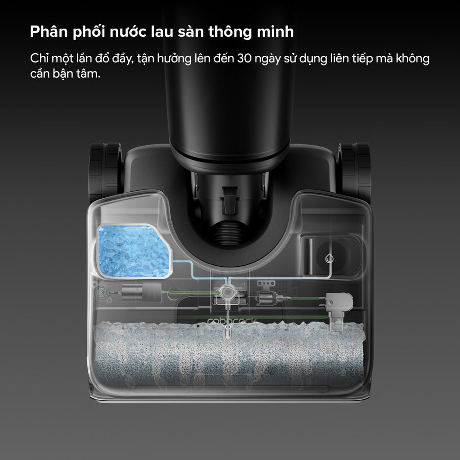 Phân phối nước lau sàn thông minh - Roborock F25 Steam