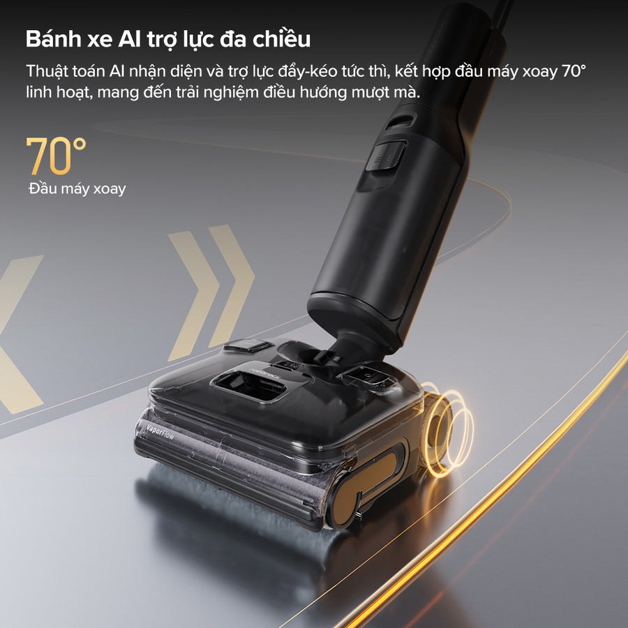 Bánh xe AI trợ lực đa chiều - Roborock F25 Ultra