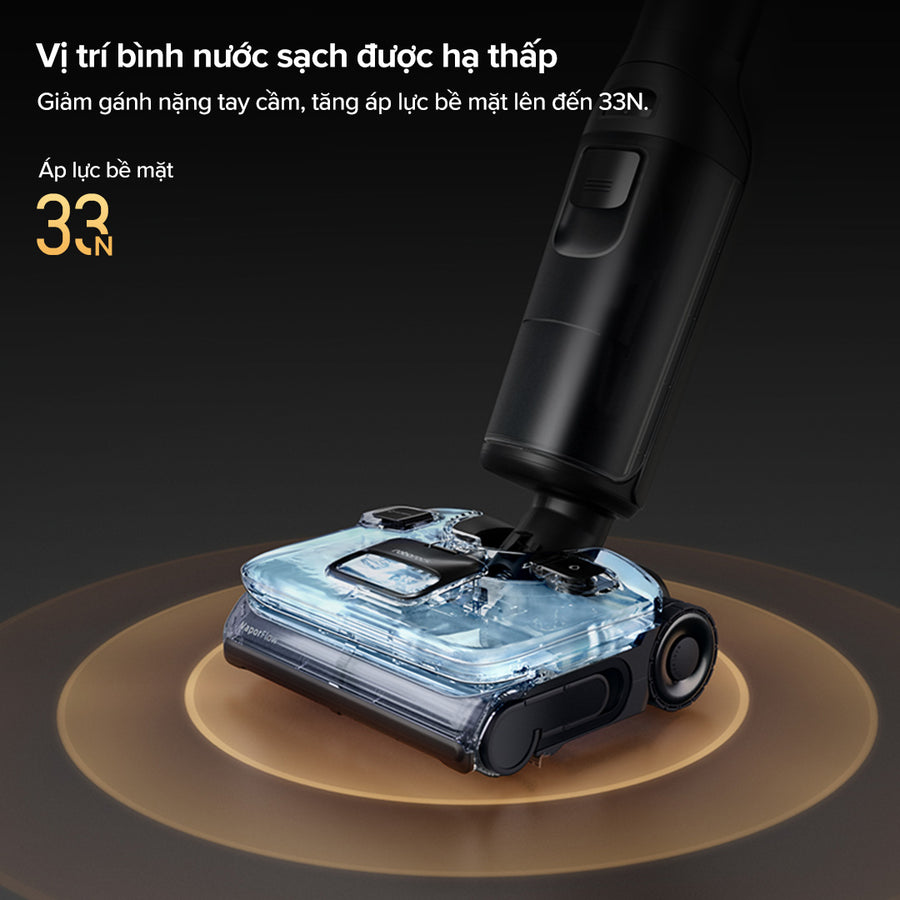 Vị trí bình nước sạch được hạ thấp - Roborock F25 Ultra