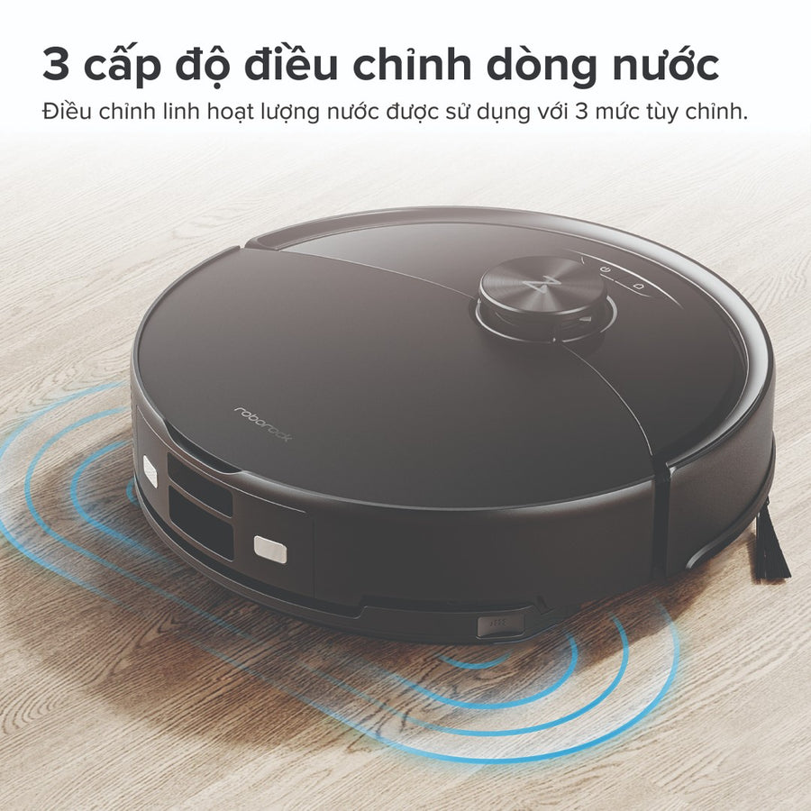 3 cấp độ điều chỉnh dòng nước - Roborock Q10 PF