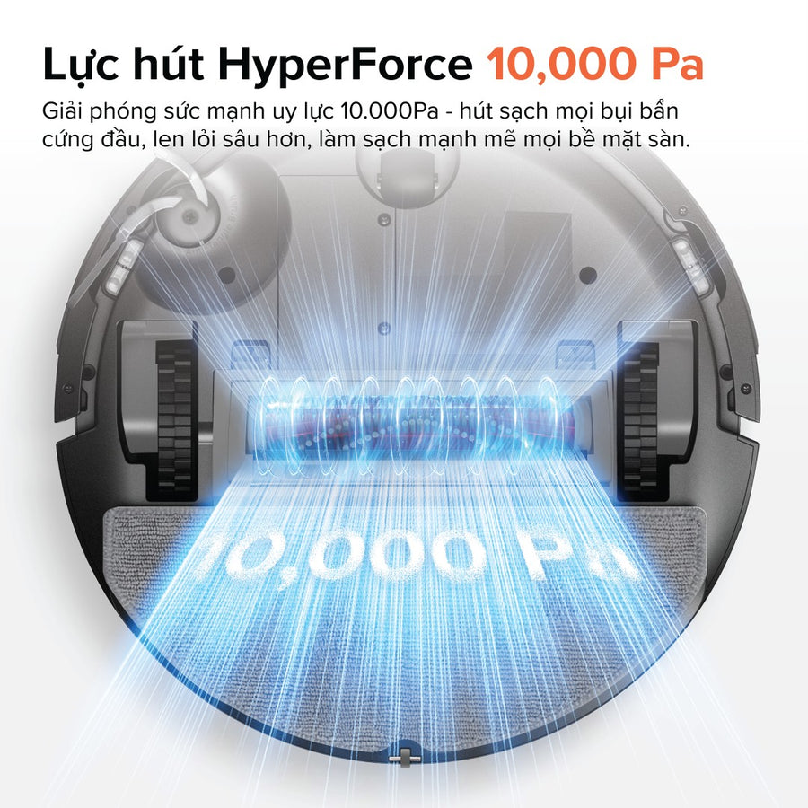 Lực hút HypeForce 10.000Pa - Roborock Q10 VF