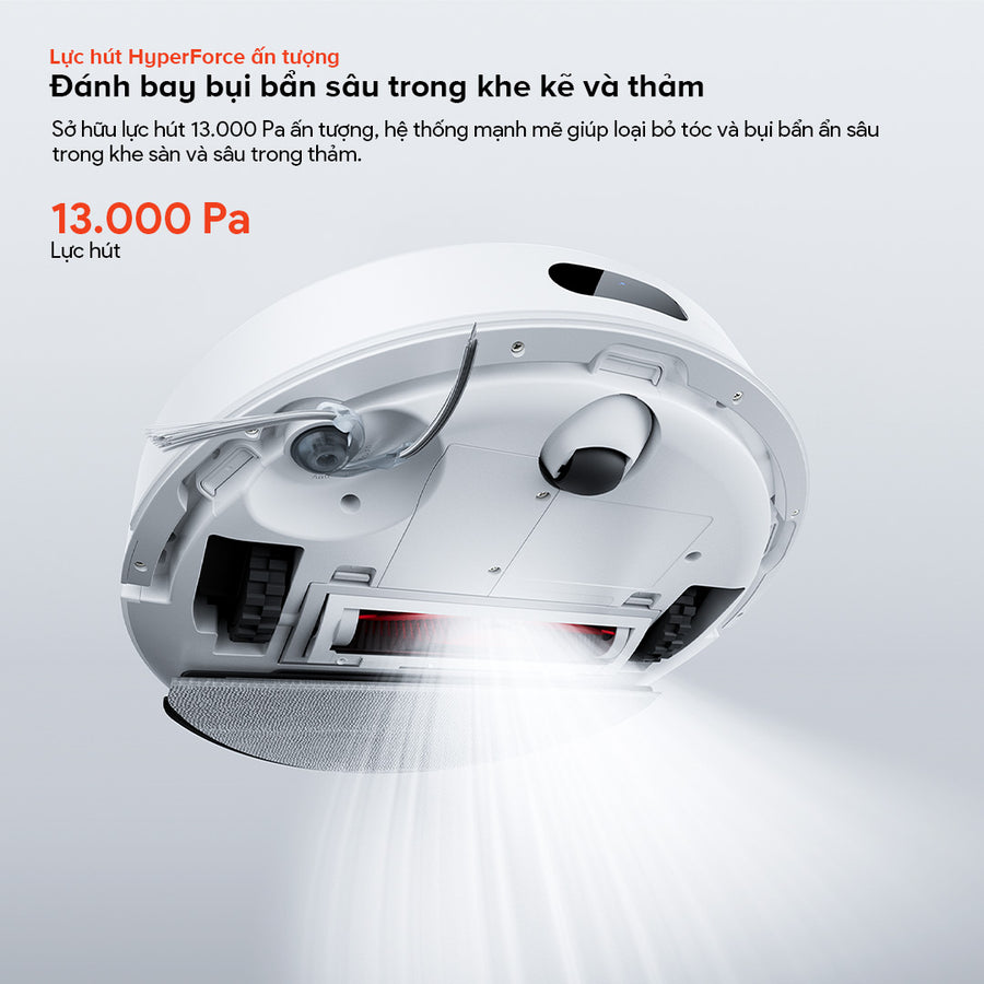 Lực hút HypeForce 13.000Pa - Roborock Q7 Pro Max