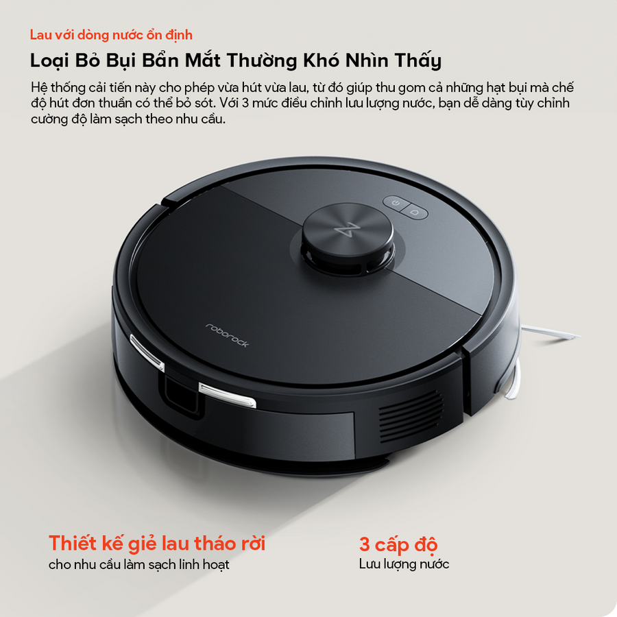 Lau với dòng nước ổn định - Roborock Q7 Pro Max