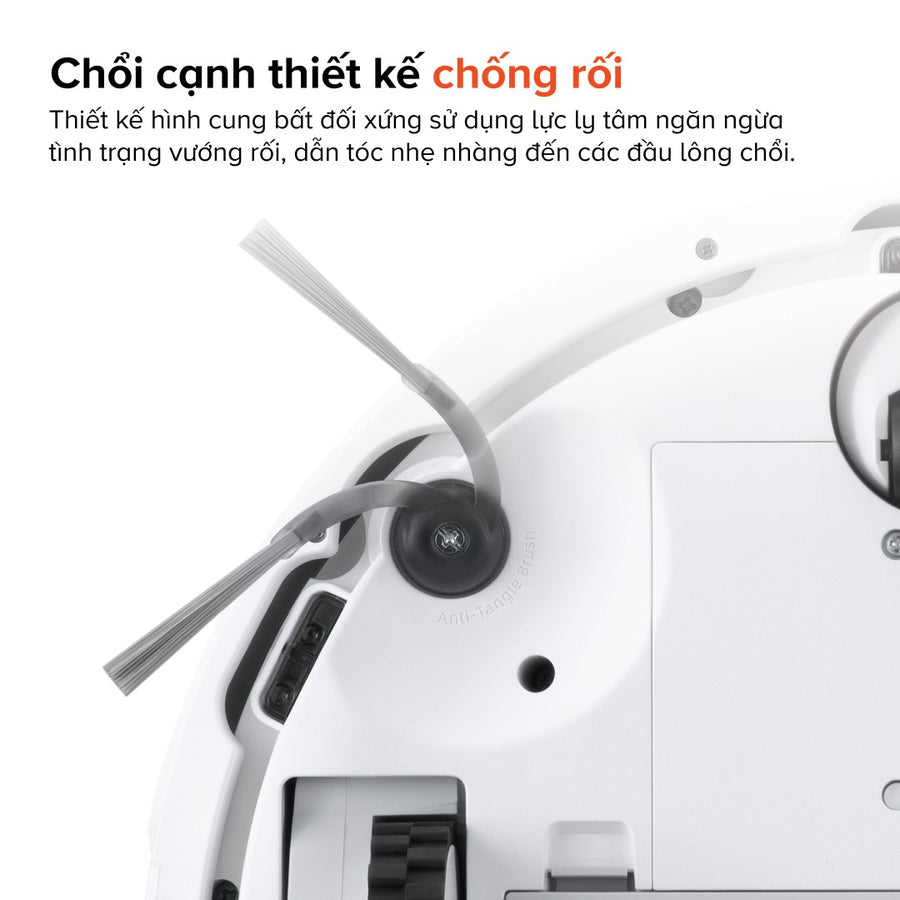 Chổi cạnh thiết kế chống rối - Roborock Q7 TF