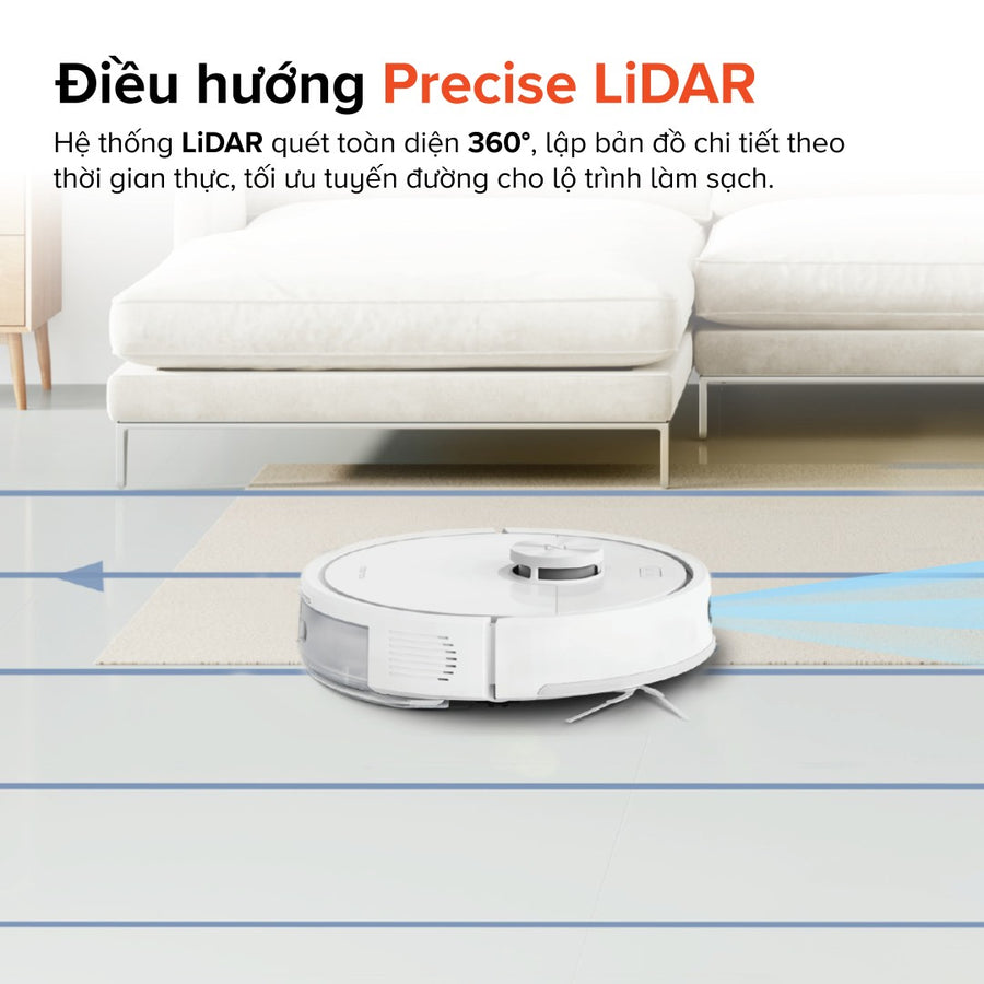 Điều hướng Precise LiDAR - Roborock Q7 TF