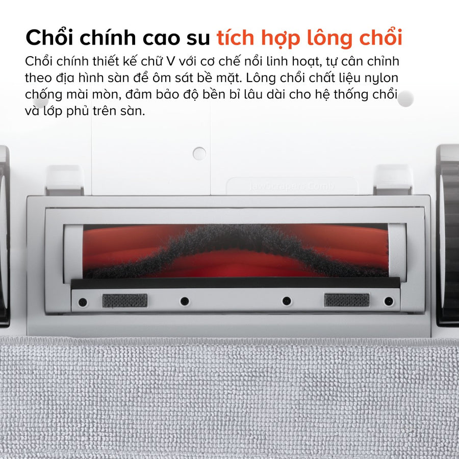 Chổi chính cao su tích hợp lông chổi - Roborock Q7 TF