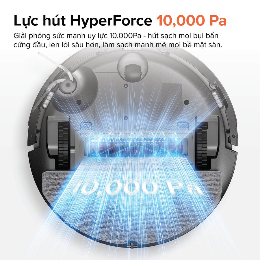 Lực hút HypeForce 10.000Pa - Roborock Q7 TF+