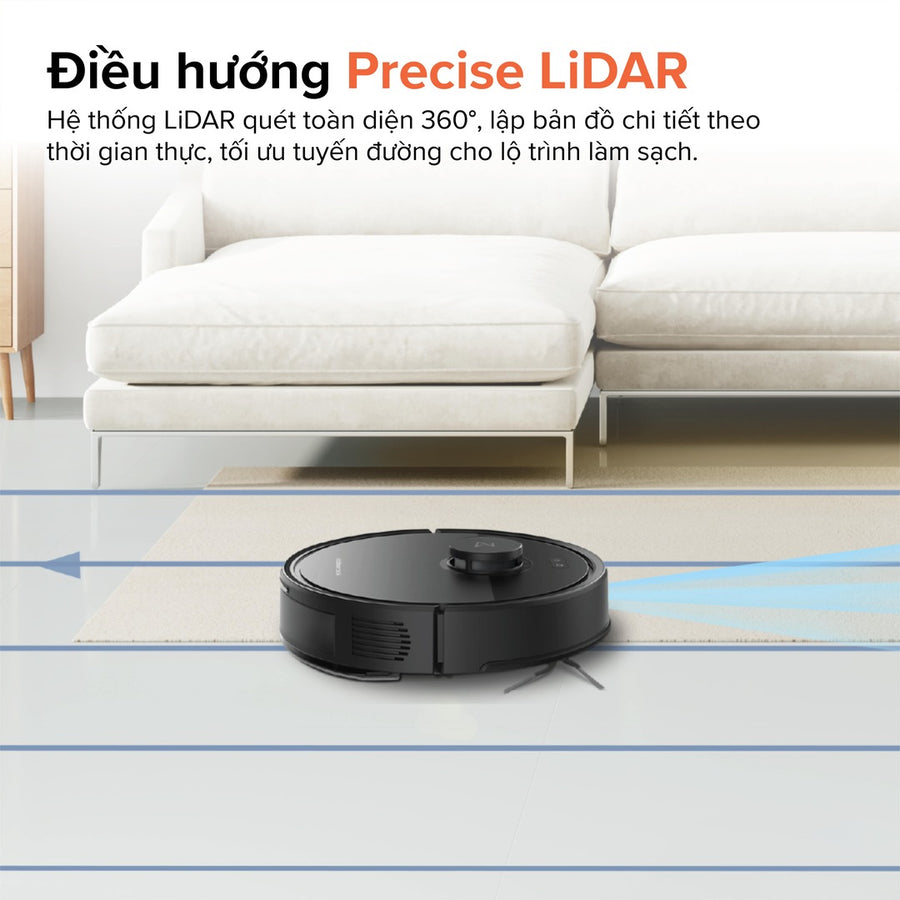 Điều hướng Precise LiDAR - Roborock Q7 TF+