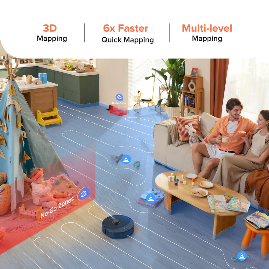 Điều Hướng LiDAR PreciSense® - Roborock Q8 Max