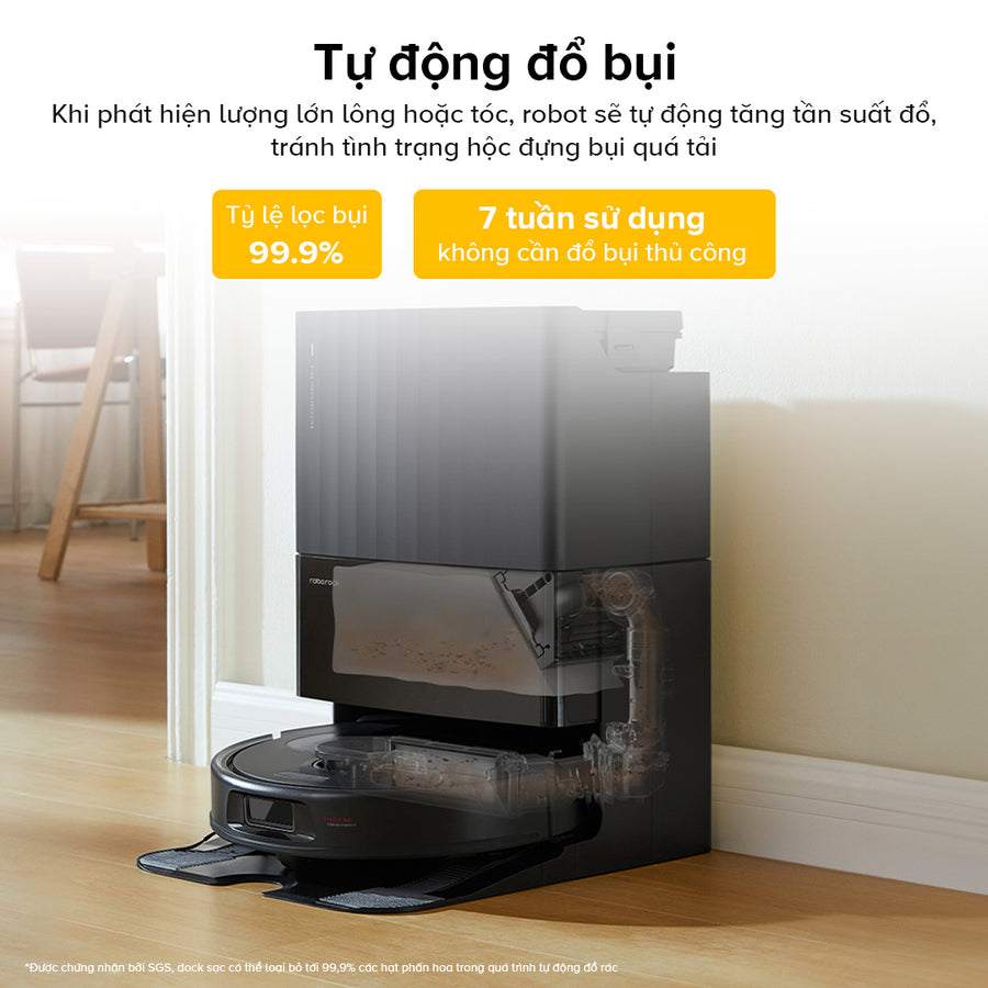 Tự động đổ bụi - Roborock QR 798