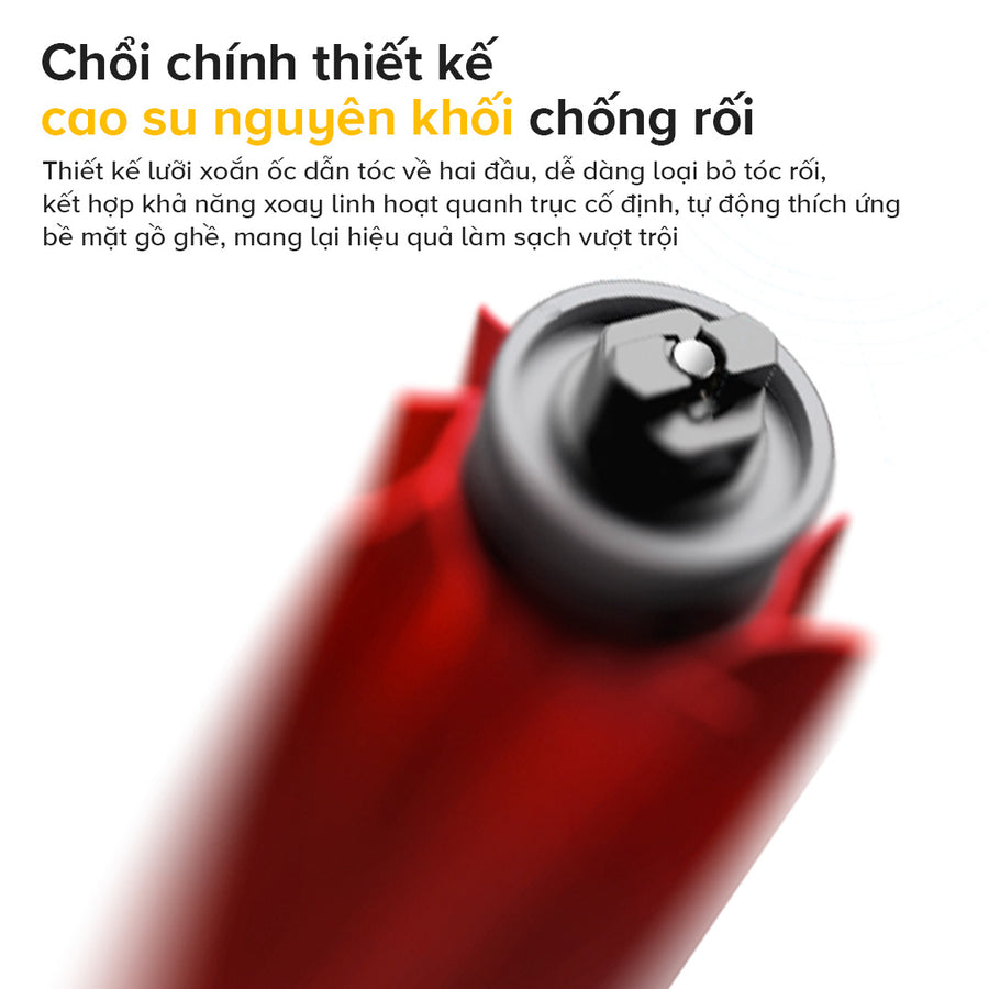 Chổi chính chống rối chất liệu cao su nguyên khối - Roborock QR 798