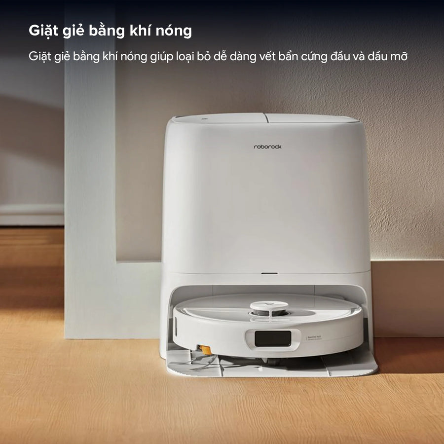 Giặt giẻ bằng khí nóng - Roborock Qrevo 2 Pro
