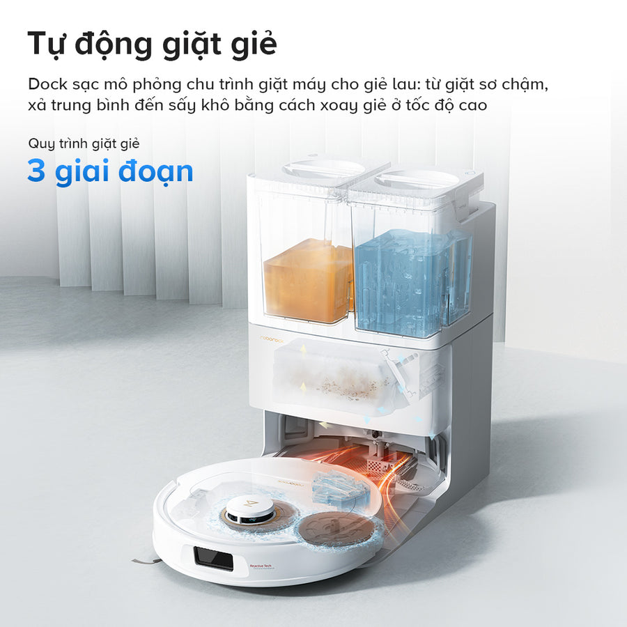 Tự động giặt giẻ - Roborock Qrevo 5AE