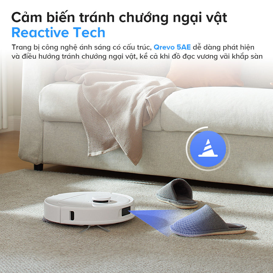Cảm biến tránh chướng ngại vật Reactive Tech - Roborock Qrevo 5AE