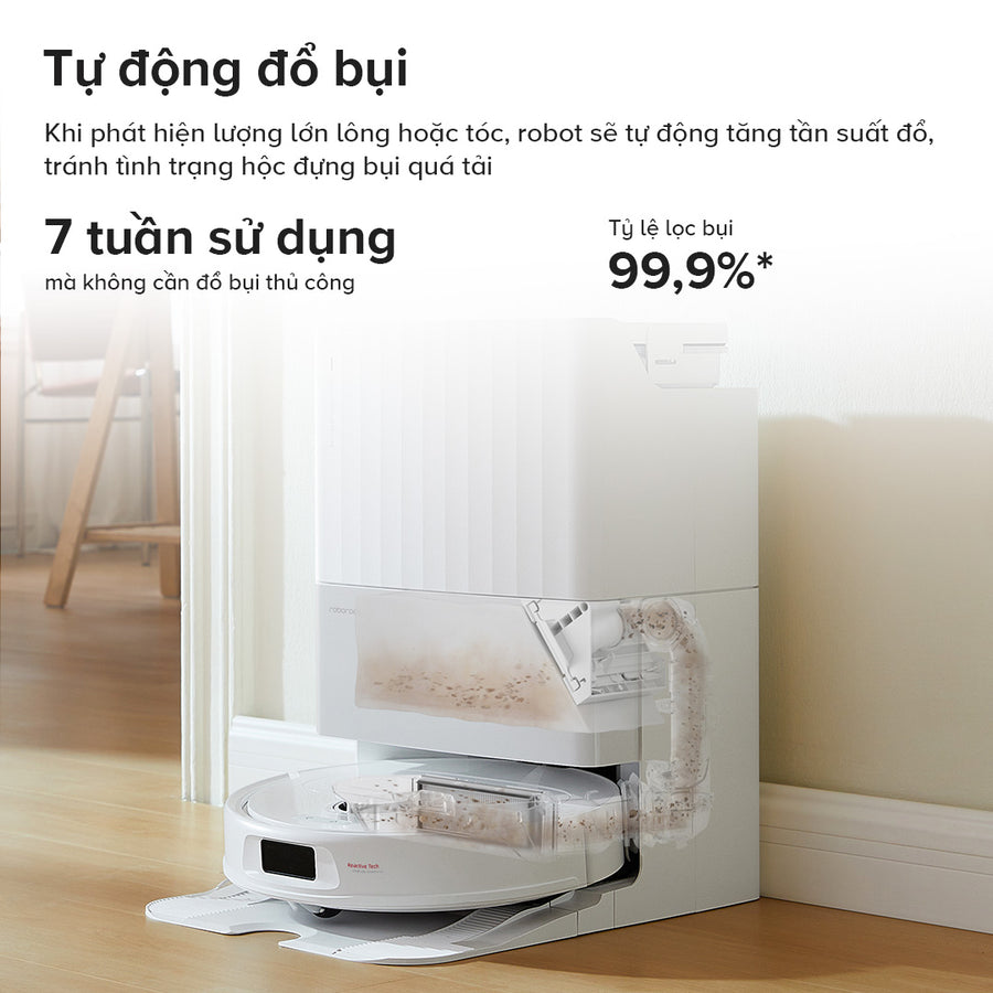 Tự động đổ bụi - Roborock Qrevo C Pro