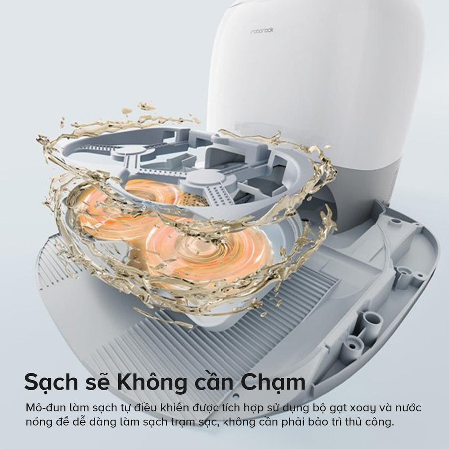 Trạm Sạc Làm Sạch Tự Động - Roborock Qrevo Curv