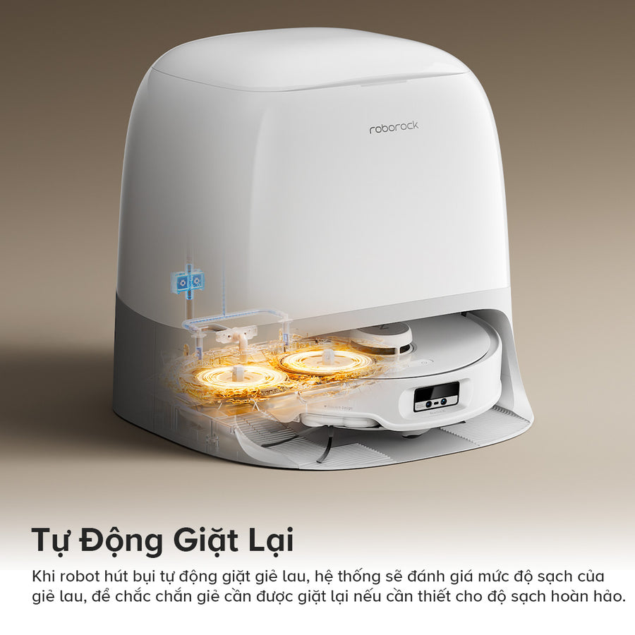 Phát Hiện Bụi Bẩn Thông Minh - Roborock Qrevo Curv