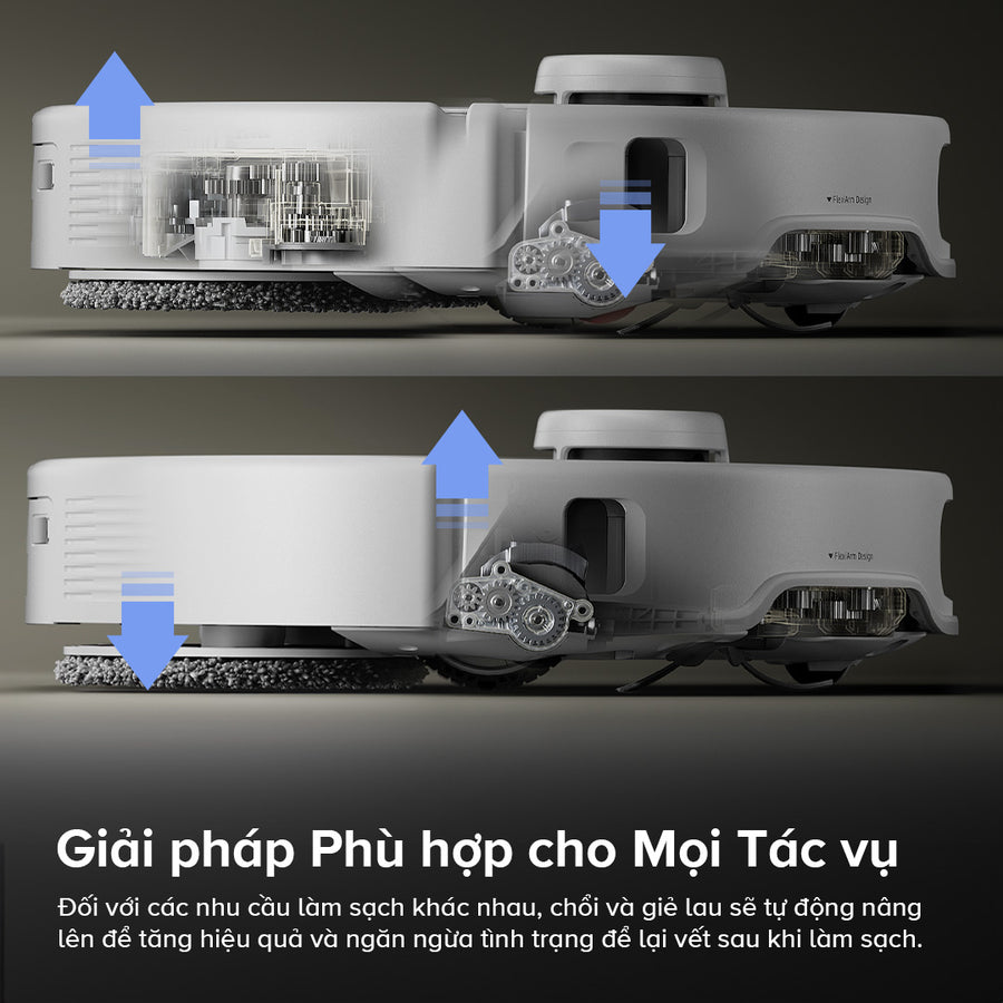 Giải Pháp Phù Hợp Cho Mọi Tác Vụ - Roborock Qrevo Curv