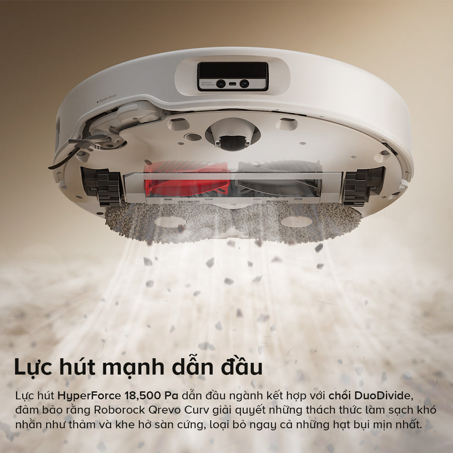 Thúc Đẩy Hiệu Quả Làm Sạch - Roborock Qrevo Curv