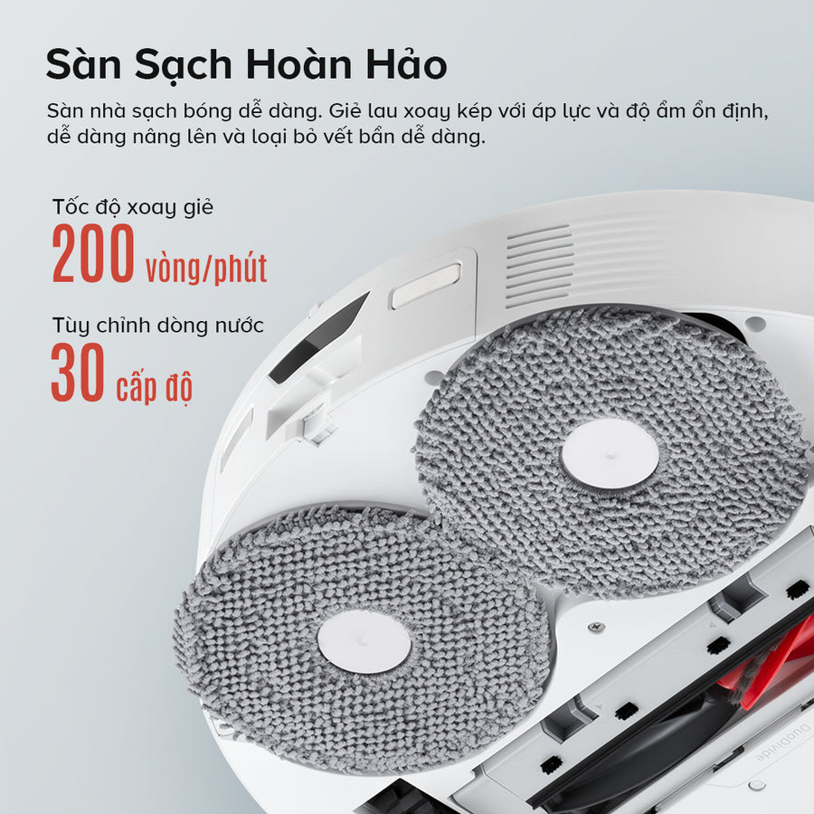 Trả Lại Sàn Nhà Sạch Như Mới - Roborock Qrevo Curv