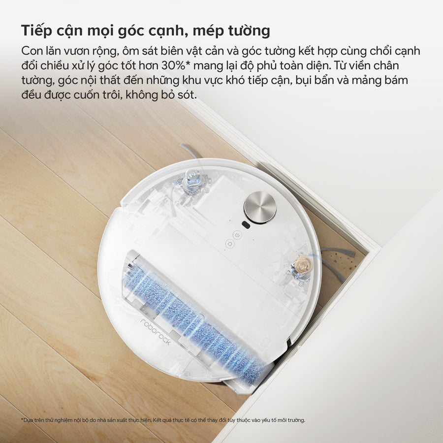 Tiếp cận mọi góc cạnh, mép tường - Roborock Qrevo Edge 2 Flow