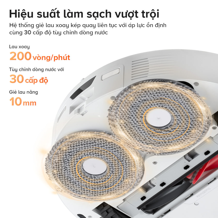 Hiệu suất làm sạch vượt trội - Roborock Qrevo Edge 5V1