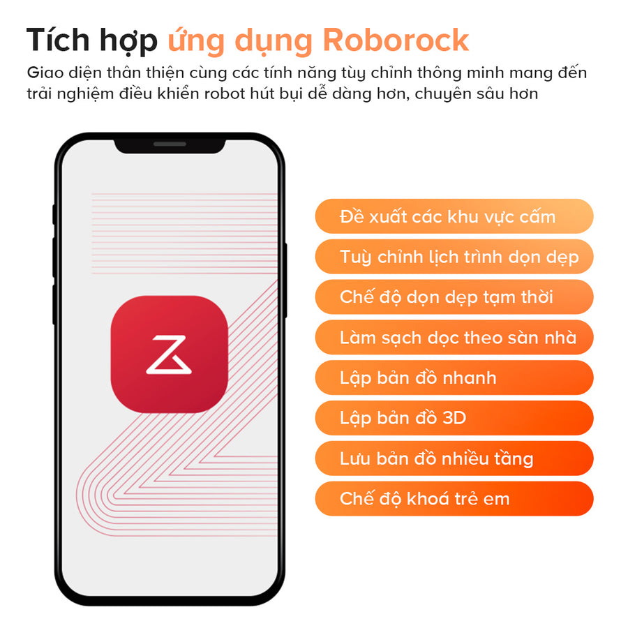 Tích hợp ứng dụng Roborock - Roborock Qrevo Edge 5V1