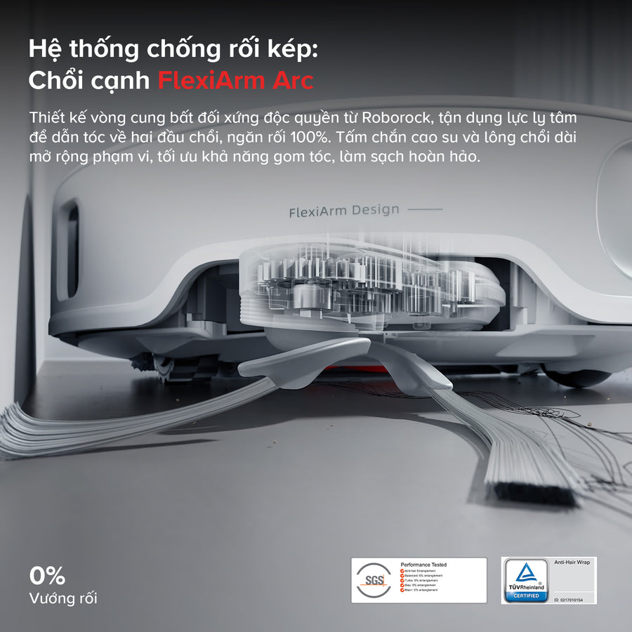 Chổi cạnh chống rối FlexiArm Arc - Roborock Qrevo EdgeT