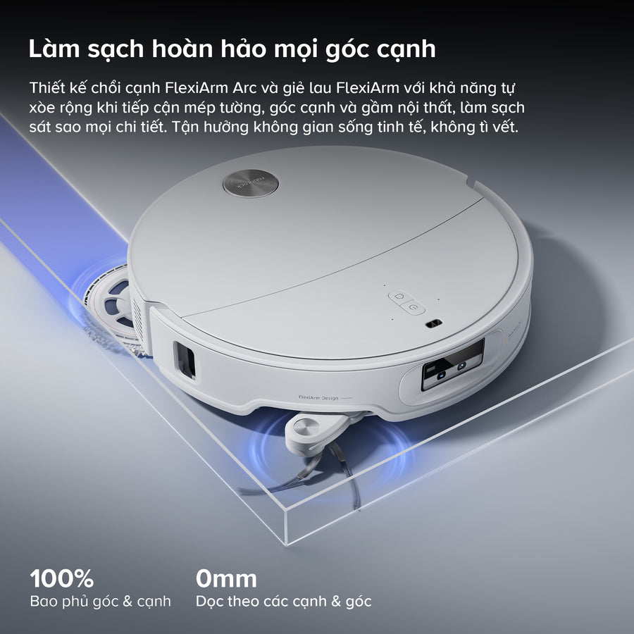 Làm sạch hoàn hảo mọi góc cạnh - Roborock Qrevo EdgeT
