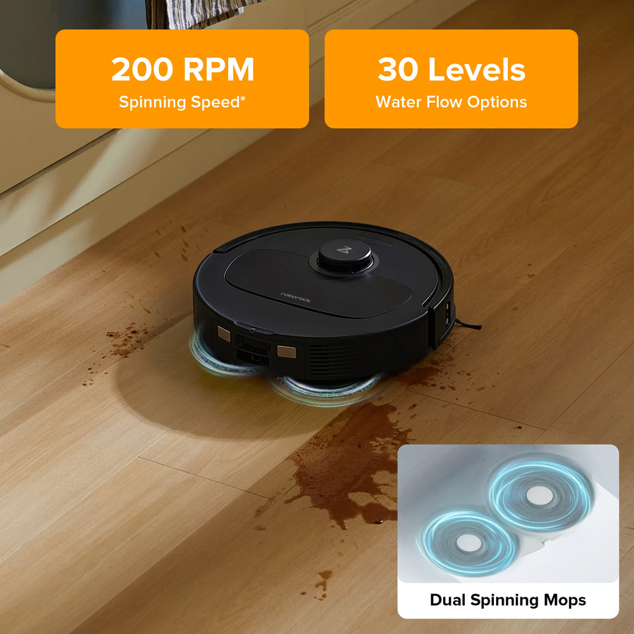 Giẻ Lau Xoay Kép Làm Sạch Vượt Trội - Roborock Qrevo