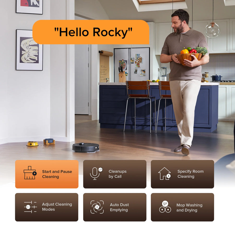 Tích Hợp Trợ Lý Giọng Nói Thông Minh - Roborock Qrevo Master