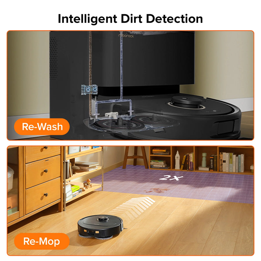 Phát Hiện Bụi Bẩn Thông Minh - Roborock Qrevo Pro