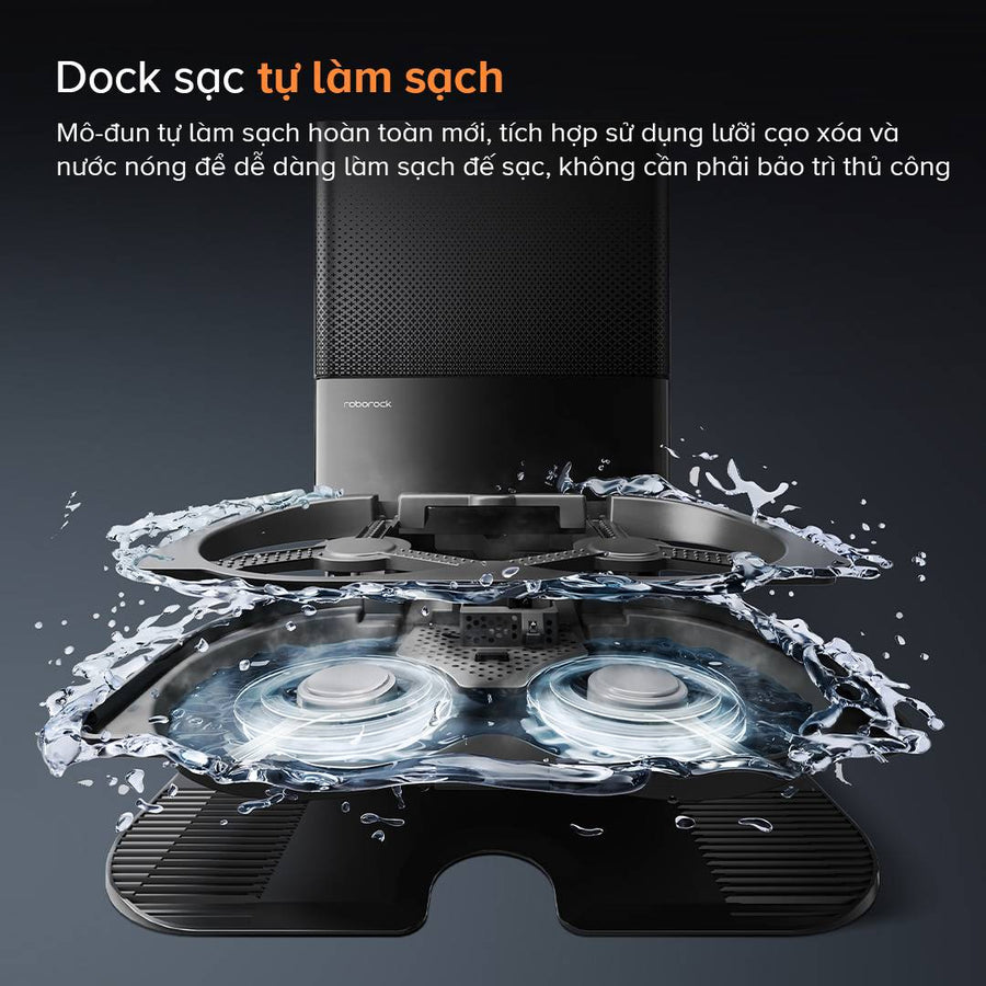 Trạm sạc tự làm sạch - Roborock Qrevo Slim