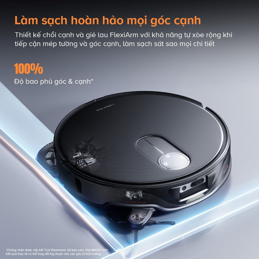 Làm sạch hoàn hảo mọi góc cạnh - Roborock Qrevo Slim