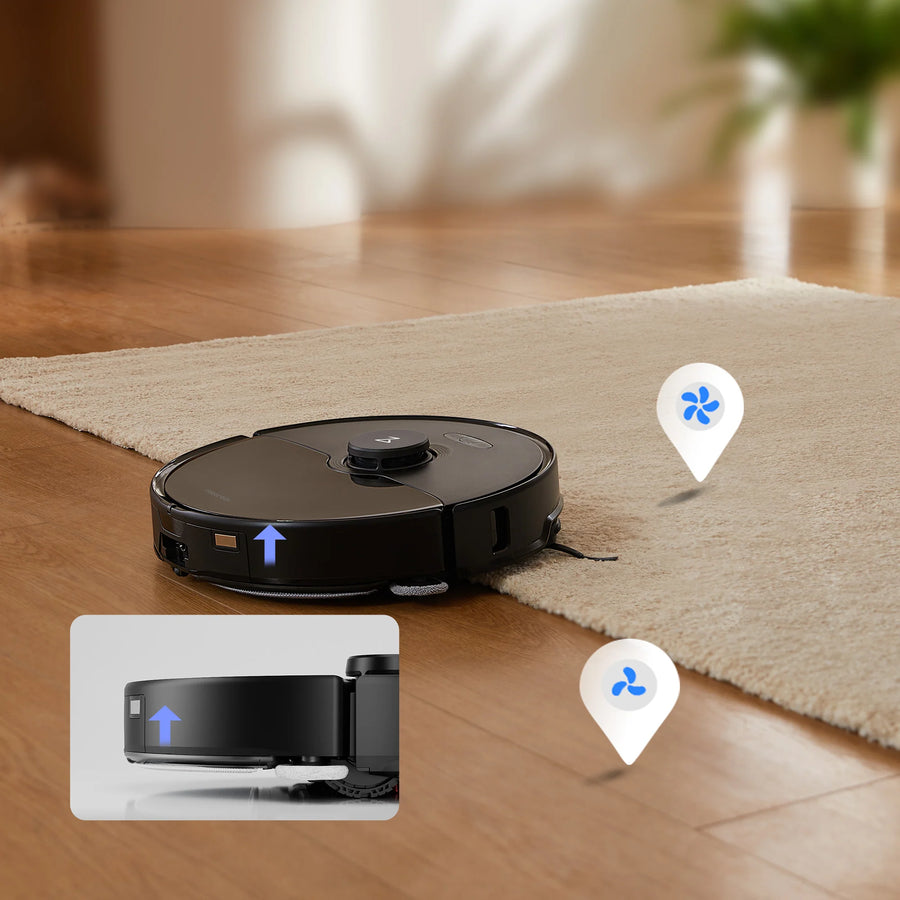 Con Lăn Và Giẻ Lau Có Thể Nâng Được - Roborock S8 Max Ultra