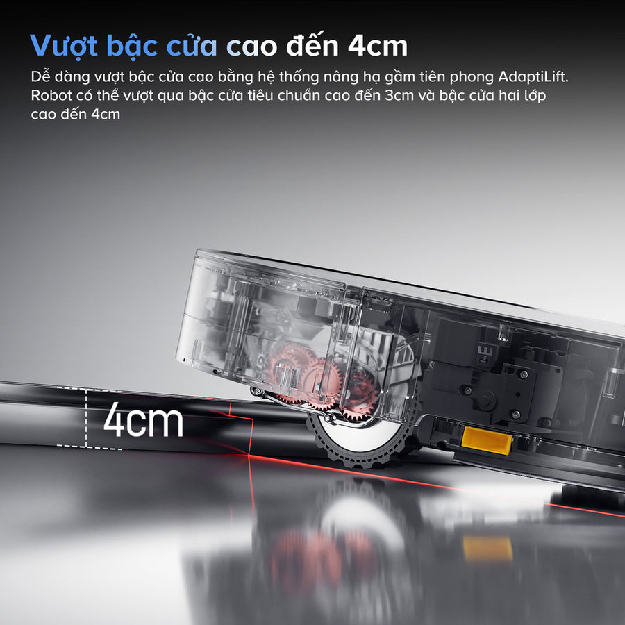 Vượt Bậc Cửa Cao 4cm - Roborock Saros 10