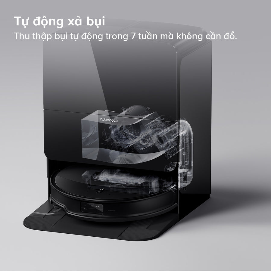Tự Động Đổ Bụi & Đổ Đầy Bình Chứa - Roborock Saros 10R