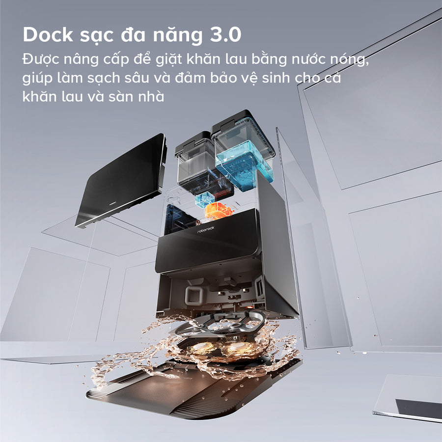Trạm Sạc Đa Chức Năng Phiên Bản 3.0 - Roborock Saros 10R