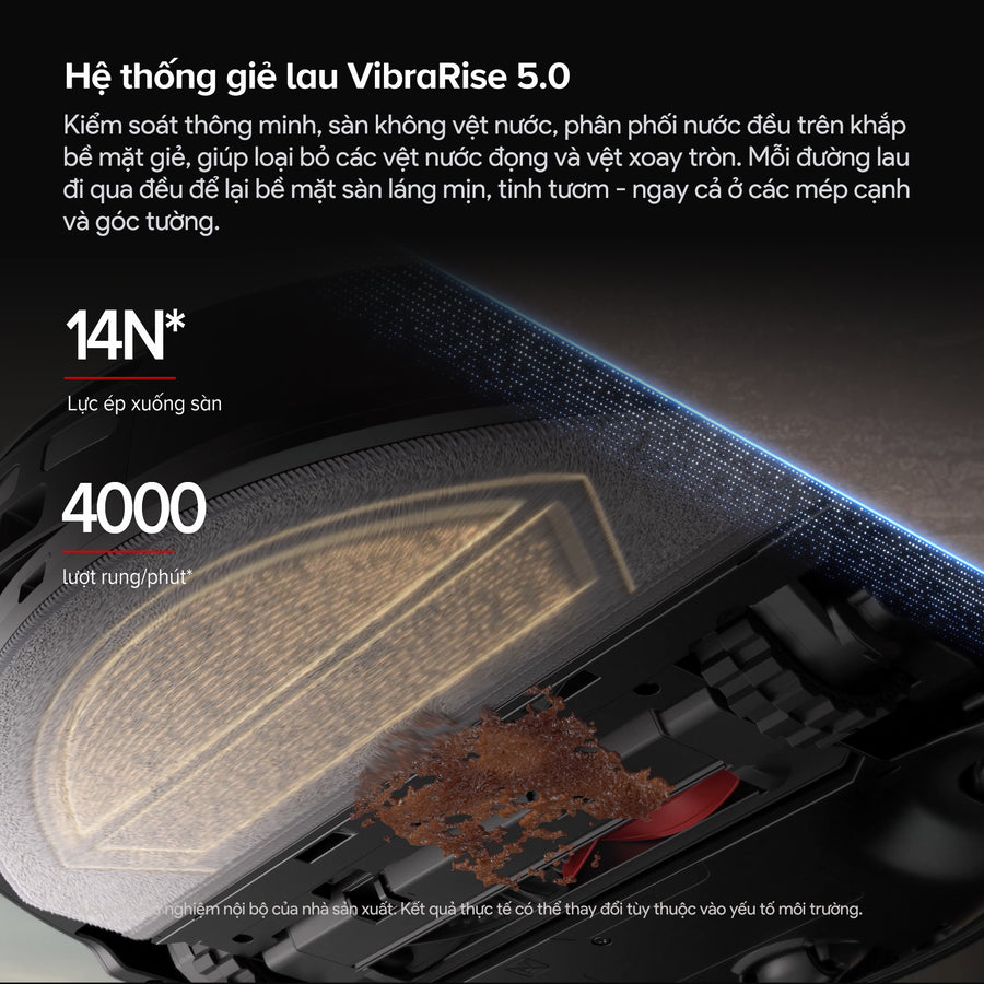Hệ thống giẻ lau VibraRise 5.0 - Roborock Saros 20 Sonic