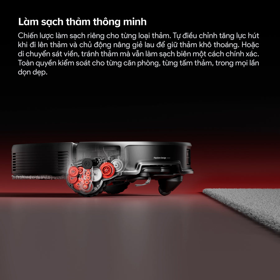 Làm sạch thảm thông minh - Roborock Saros 20 Sonic
