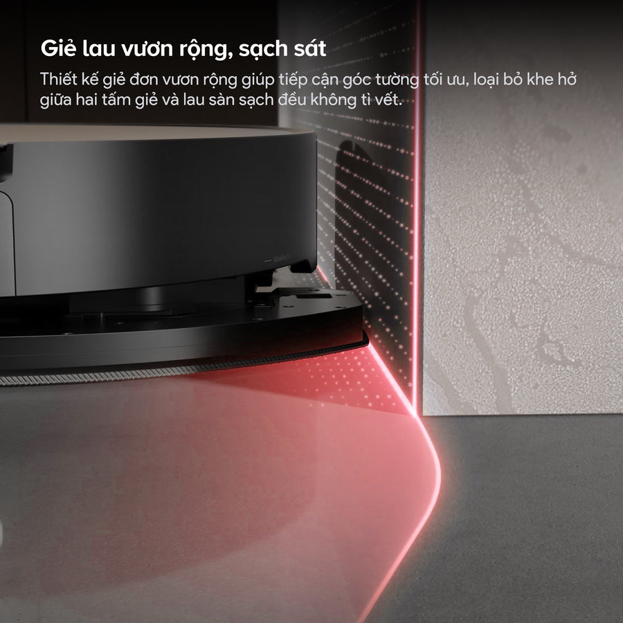 Giẻ lau vươn rộng, sạch sát - Roborock Saros 20 Sonic