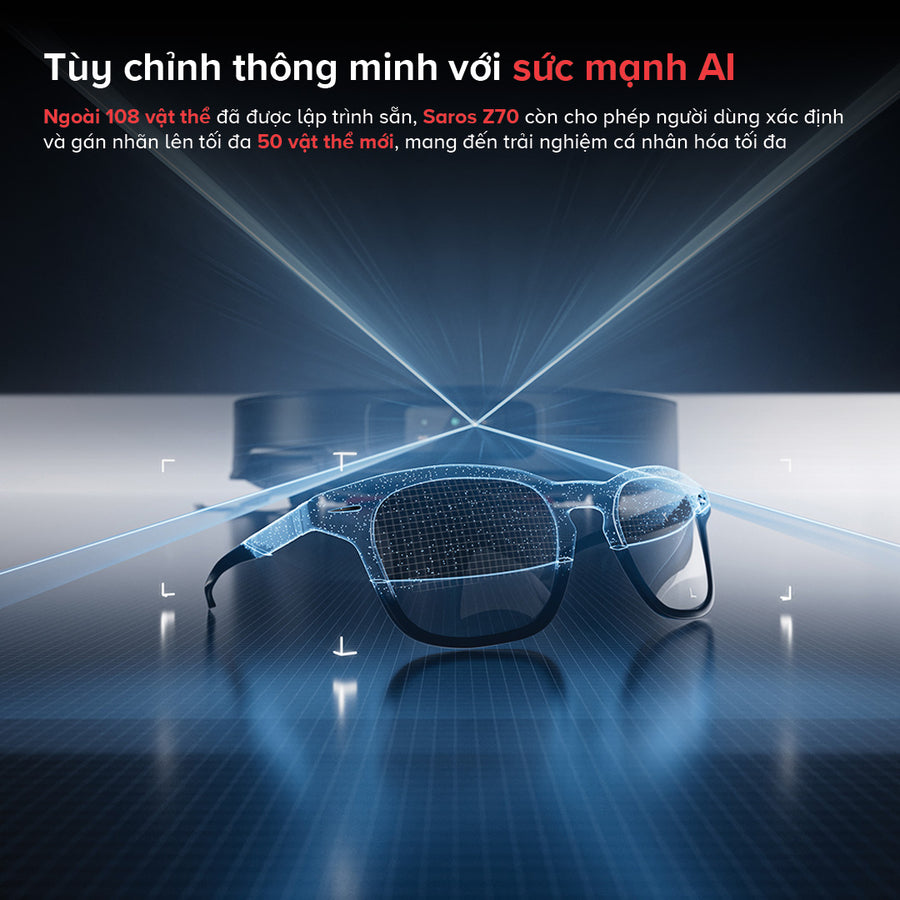 Tùy chỉnh thông minh với sức mạnh AI - Roborock Saros Z70