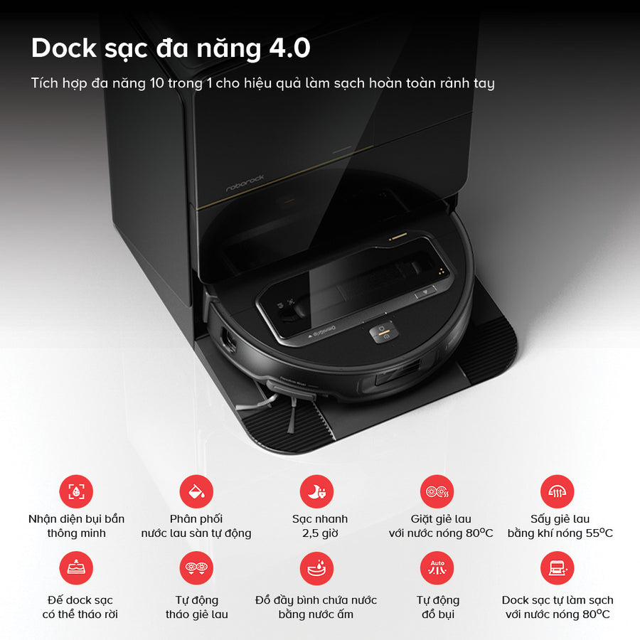 Trạm Sạc Đa Năng 4.0 - Roborock Saros Z70
