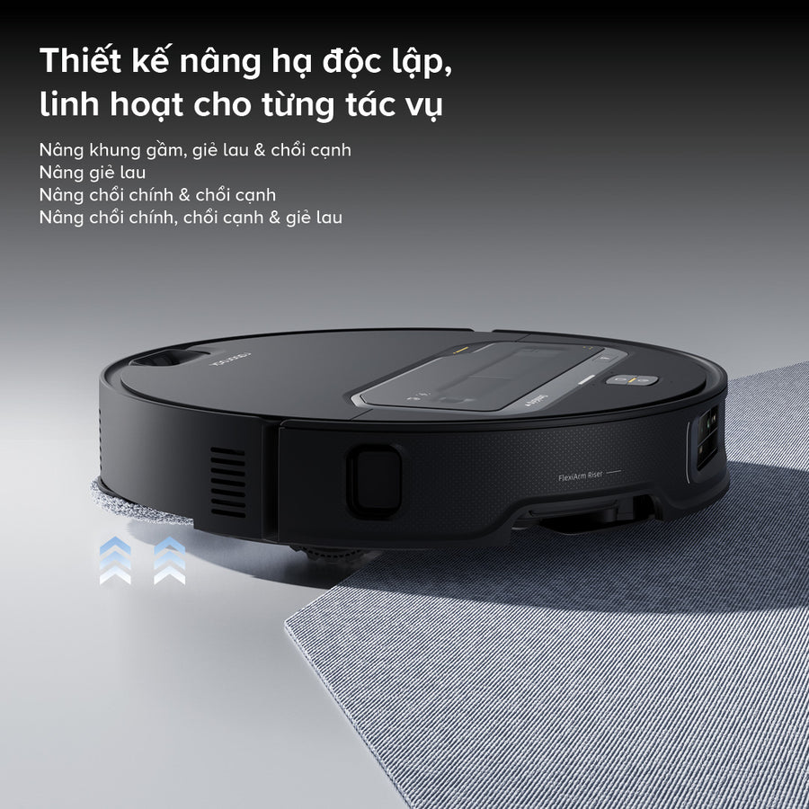 Thiết kế nâng hạ độc lập, linh hoạt cho từng tác vụ - Roborock Saros Z70